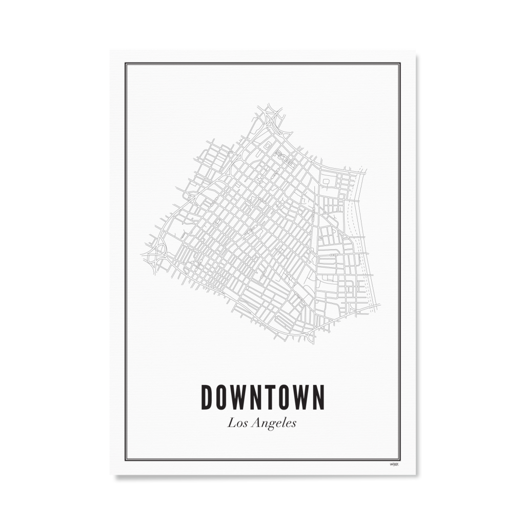 Affiches de Los Angeles - Downtown | WIJCK.