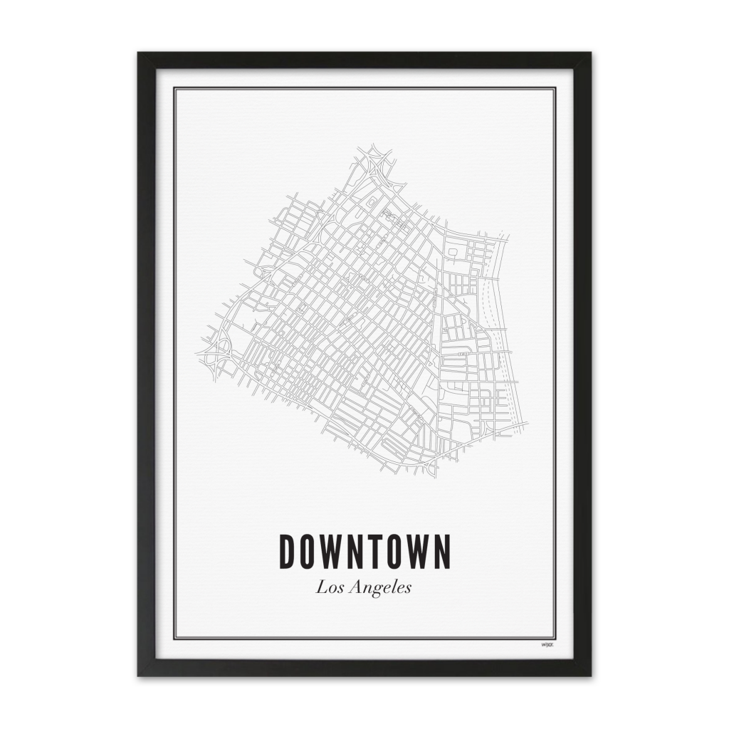 Affiches de Los Angeles - Downtown | WIJCK.