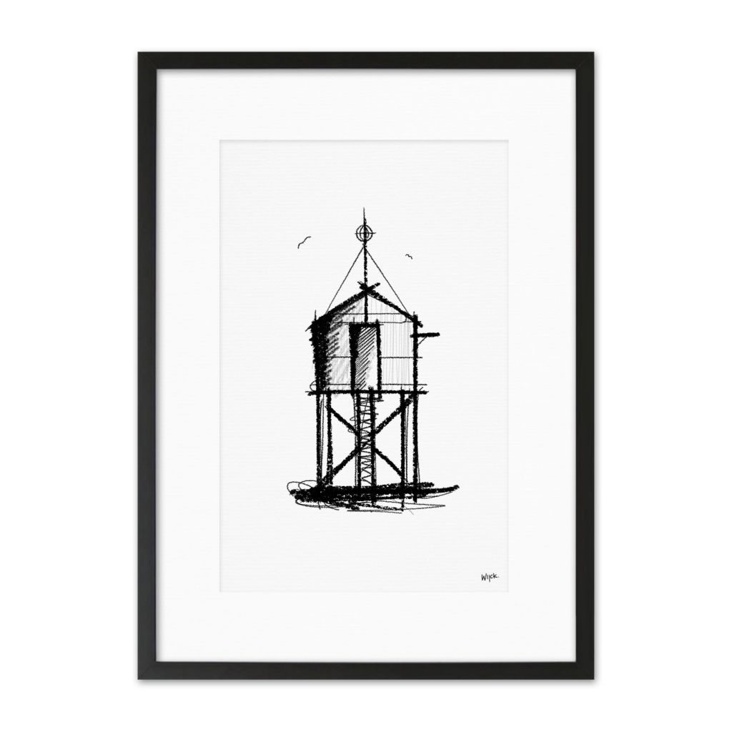 Poster van Terschelling - Drenkelingenhuisje | WIJCK. 