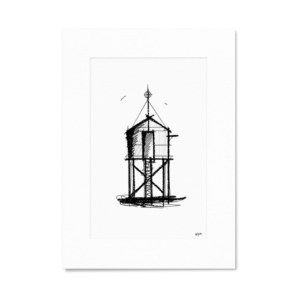 Poster van Terschelling - Drenkelingenhuisje | WIJCK. 