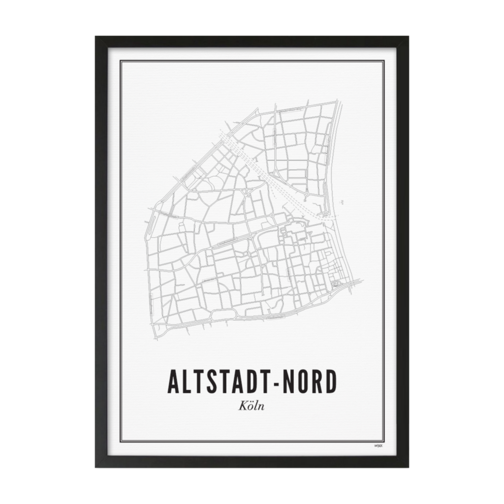 Poster von Köln - Altstadt-Nord | WIJCK.