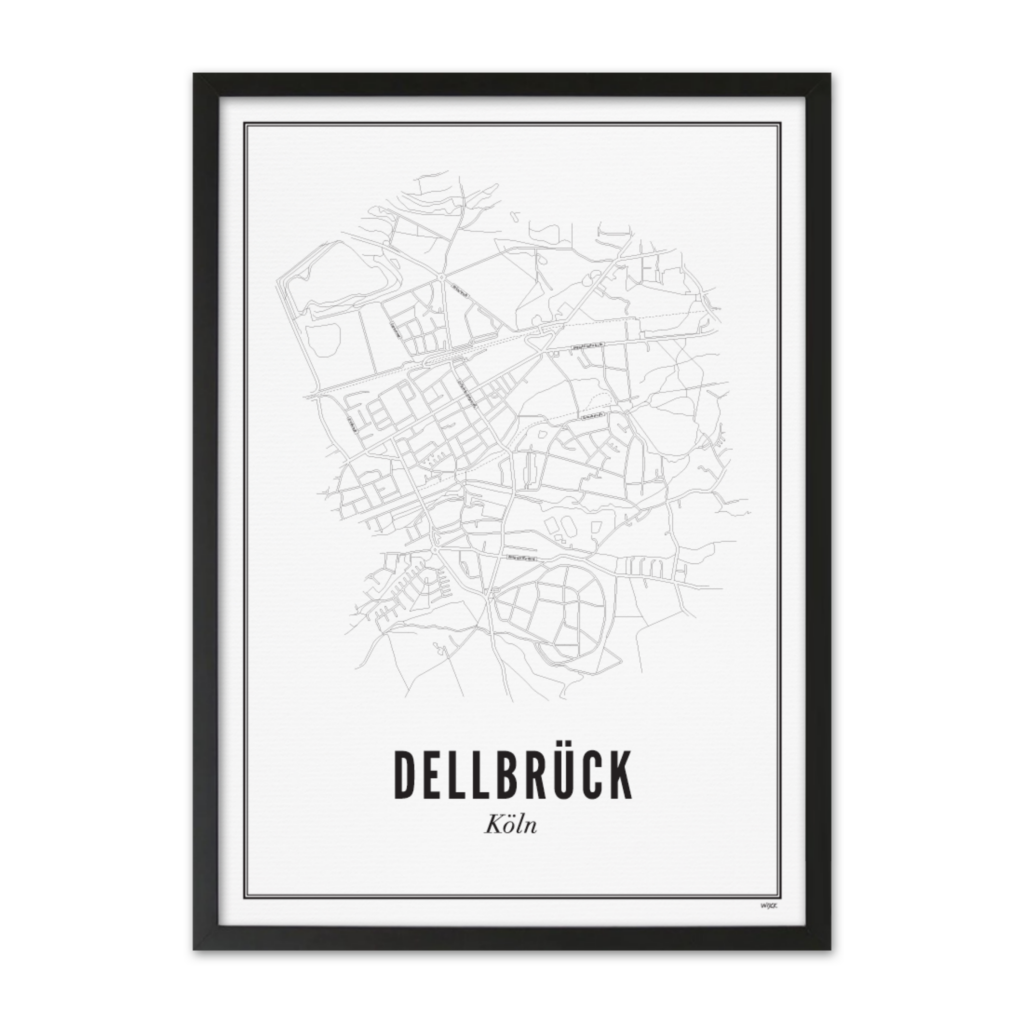 Affiches de Cologne - Dellbrück | WIJCK.