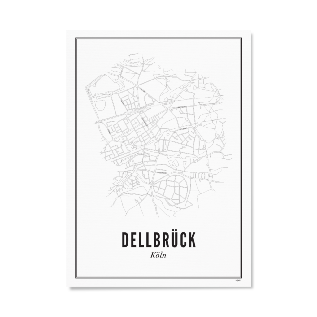 Affiches de Cologne - Dellbrück | WIJCK.