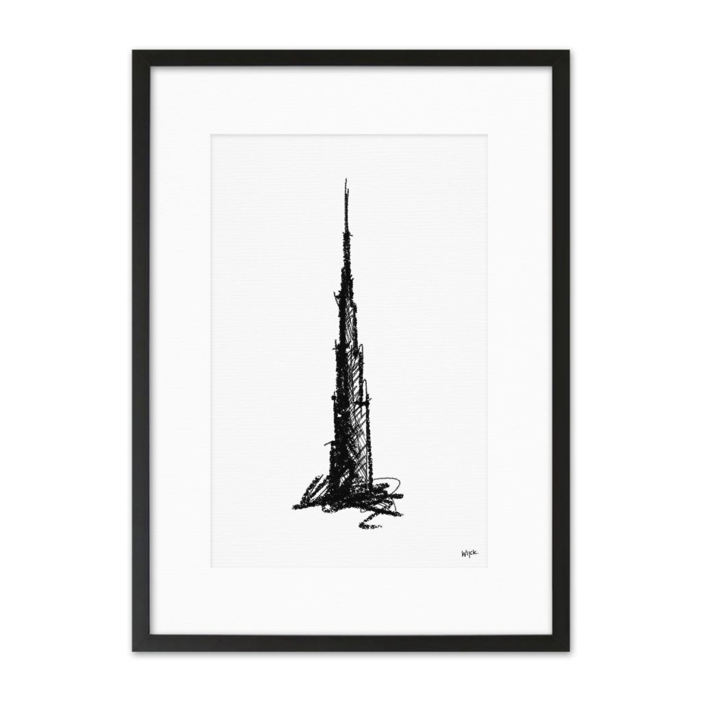 Poster van Dubai - Burj Khalifa | WIJCK. 