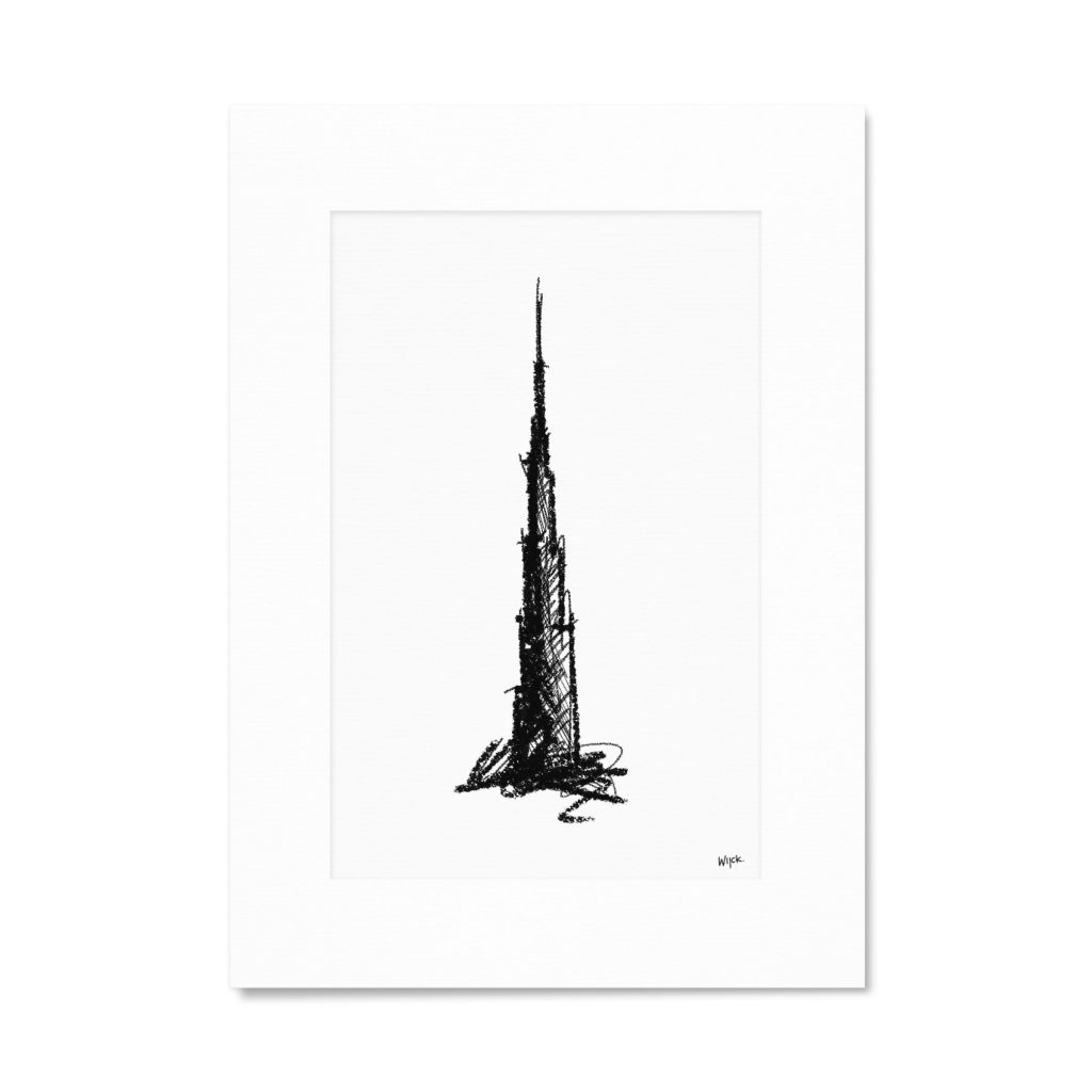 Poster van Dubai - Burj Khalifa | WIJCK. 