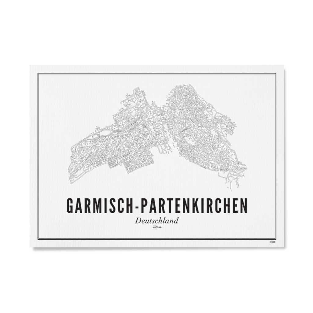 Poster von Garmisch-Partenkirchen - Stadt | WIJCK.