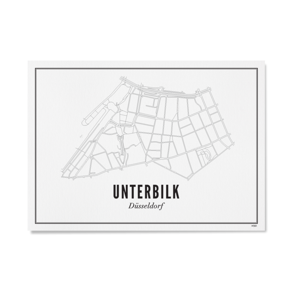 Affiches de Düsseldorf - Unterbilk | WIJCK.