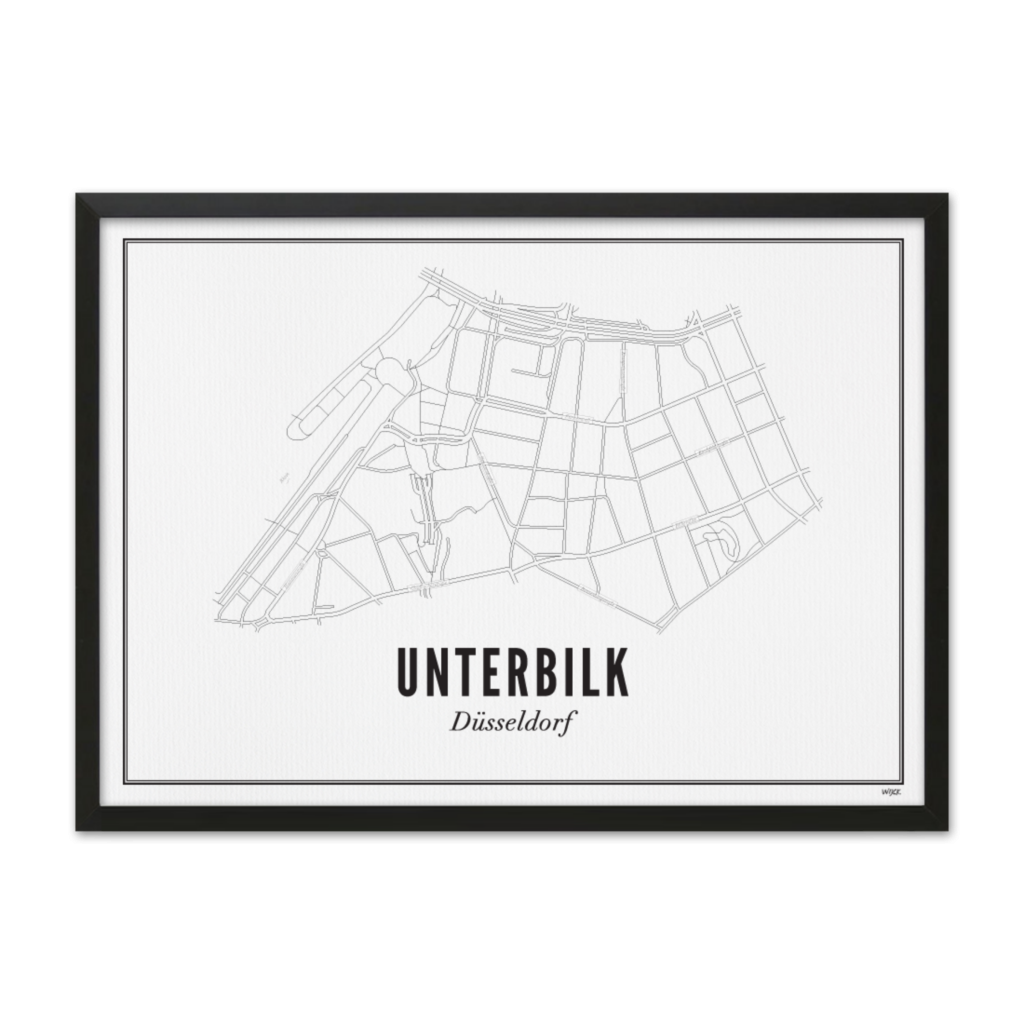 Affiches de Düsseldorf - Unterbilk | WIJCK.