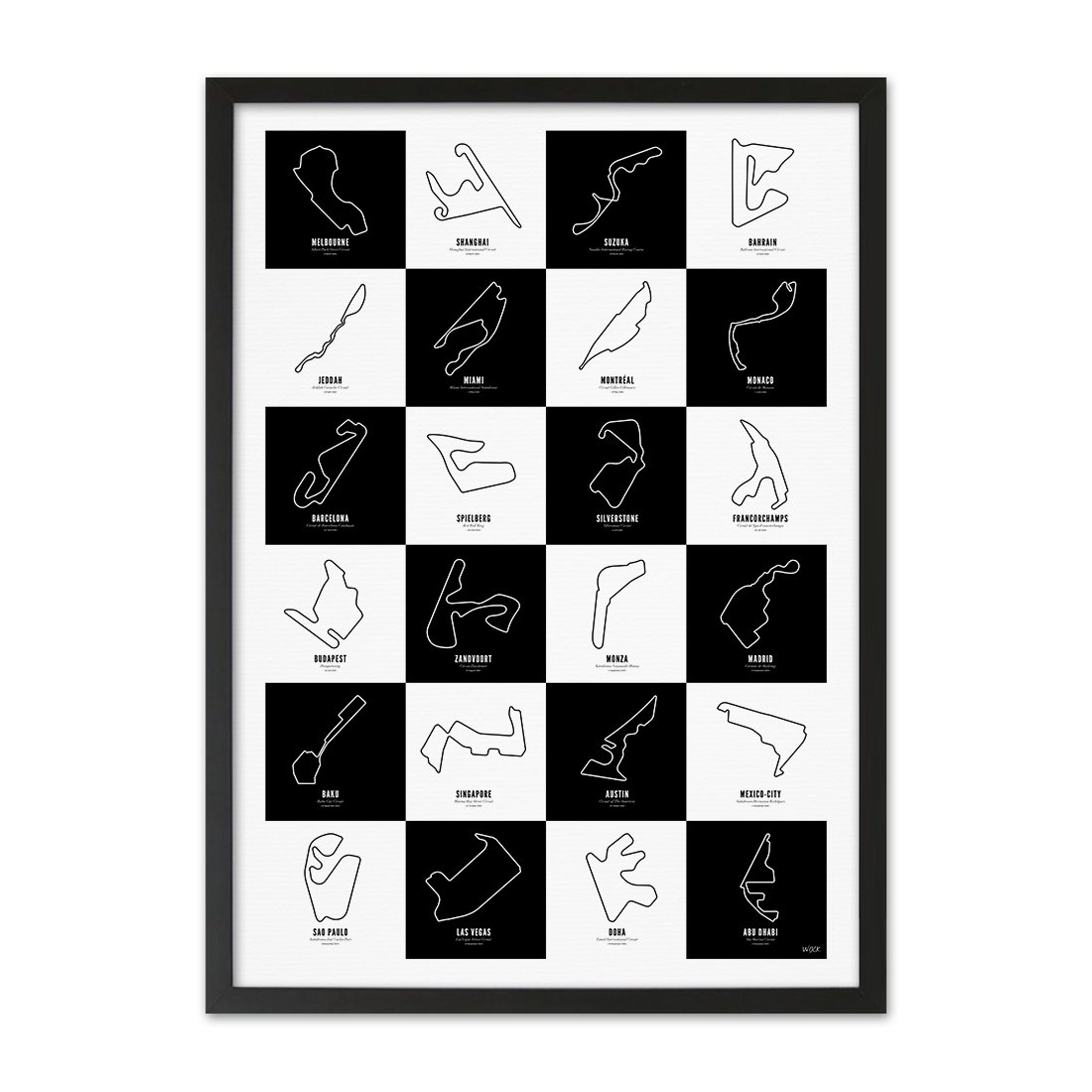 Poster van Circuit Collection | WIJCK. 