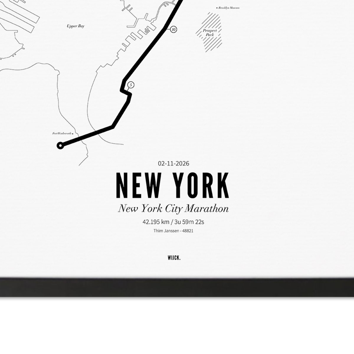 Poster van Marathon New York 2026 | WIJCK. 