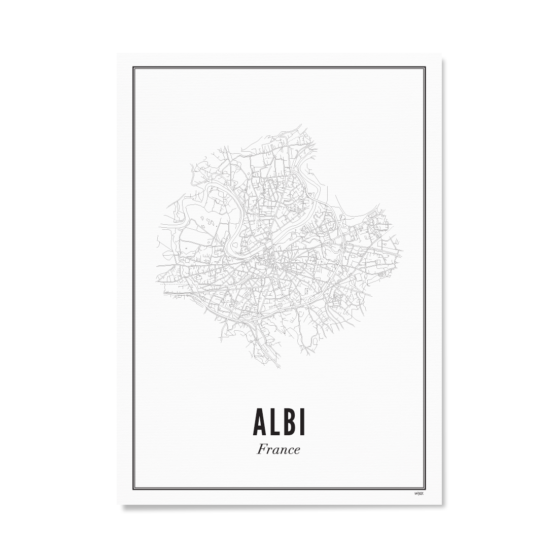 Poster von Albi - City | WIJCK.