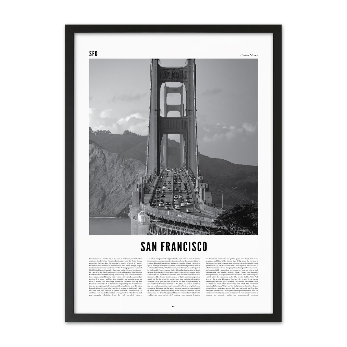 Poster of San Francisco | WIJCK.