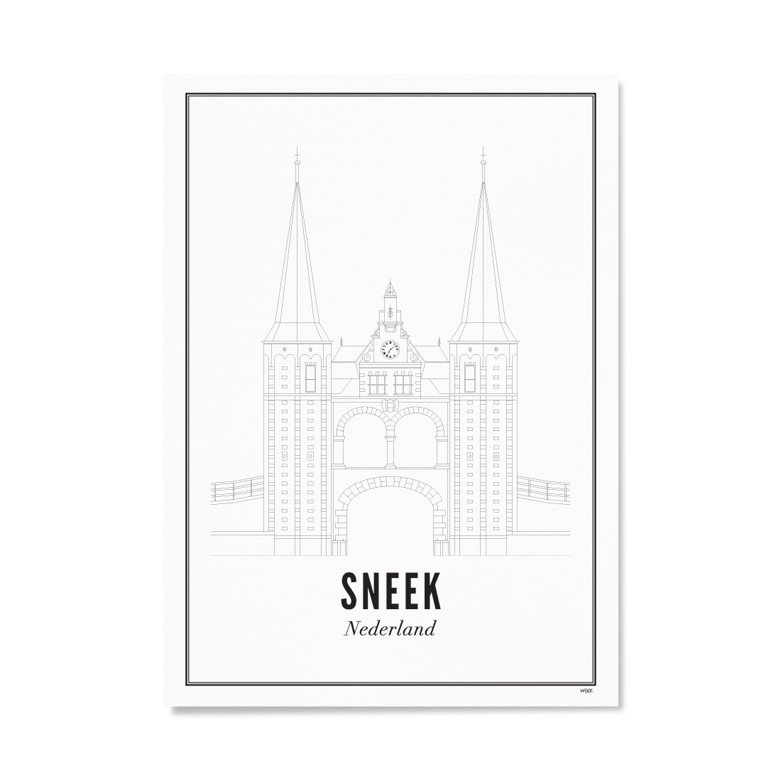 Affiches de Porte d'eau - Sneek | WIJCK.