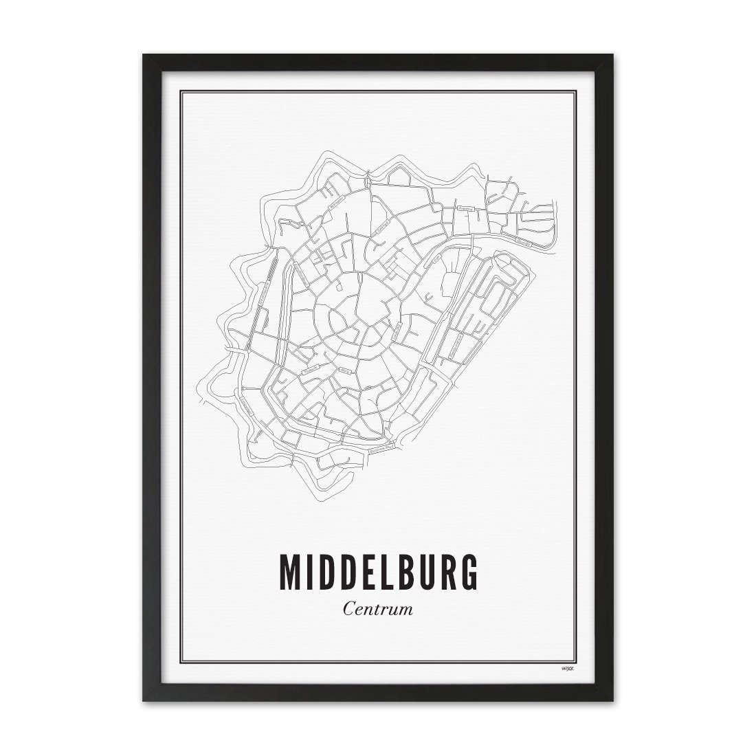 Poster von Middelburg - Centre | WIJCK.