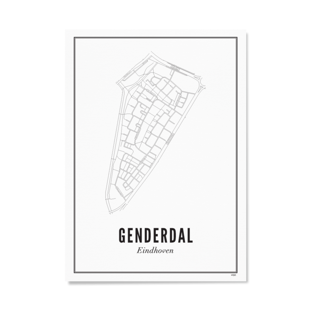 Poster von Eindhoven - Genderdal | WIJCK.