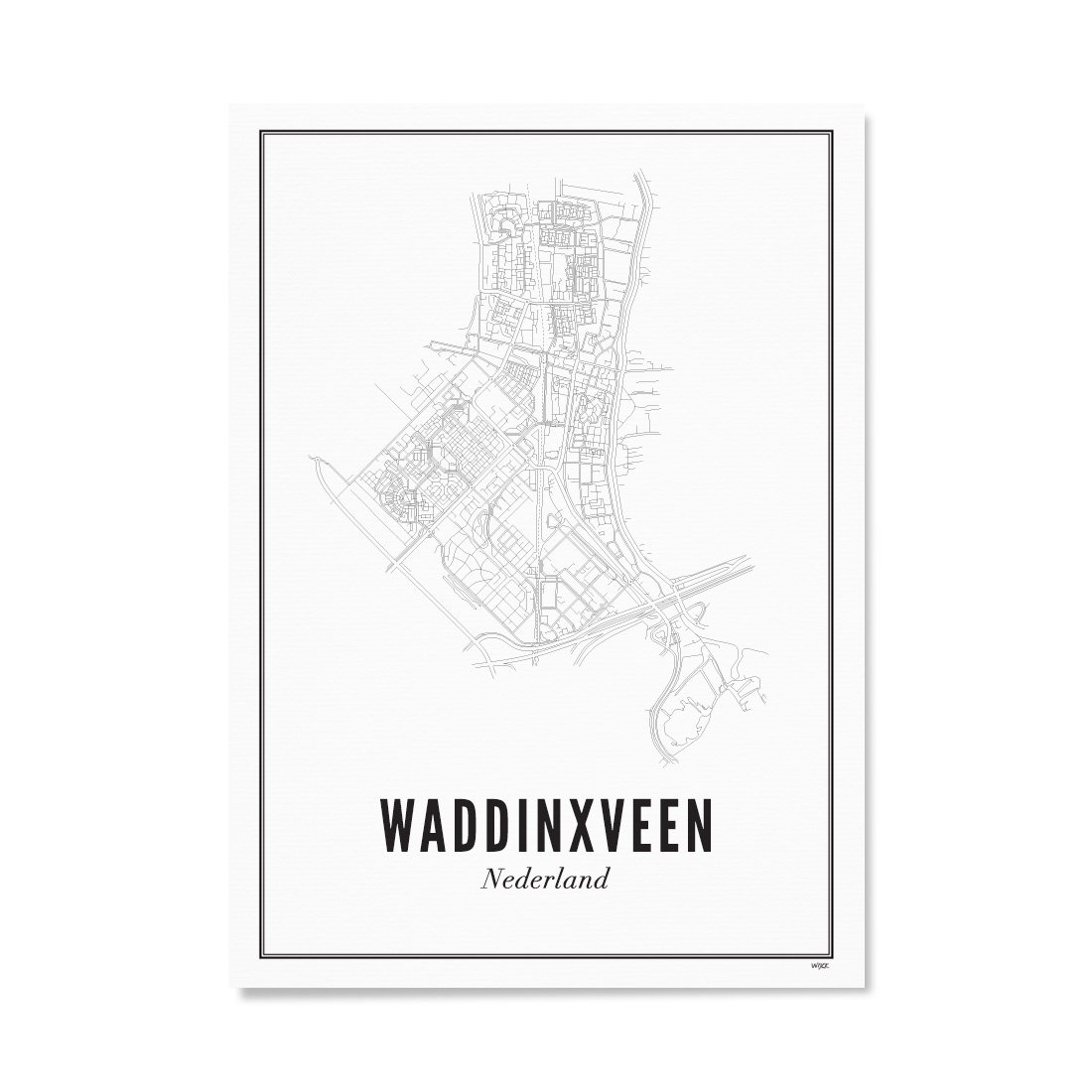 Poster of Waddinxveen - City | WIJCK.
