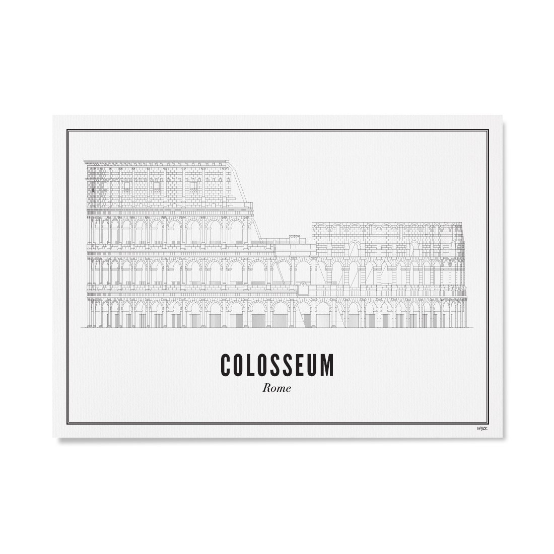 Affiches de Rome - Colosseum | WIJCK.