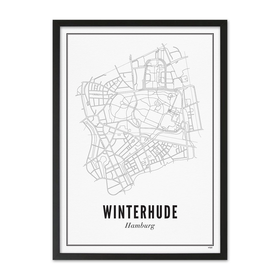 Affiches de Hamburg - Winterhude | WIJCK.