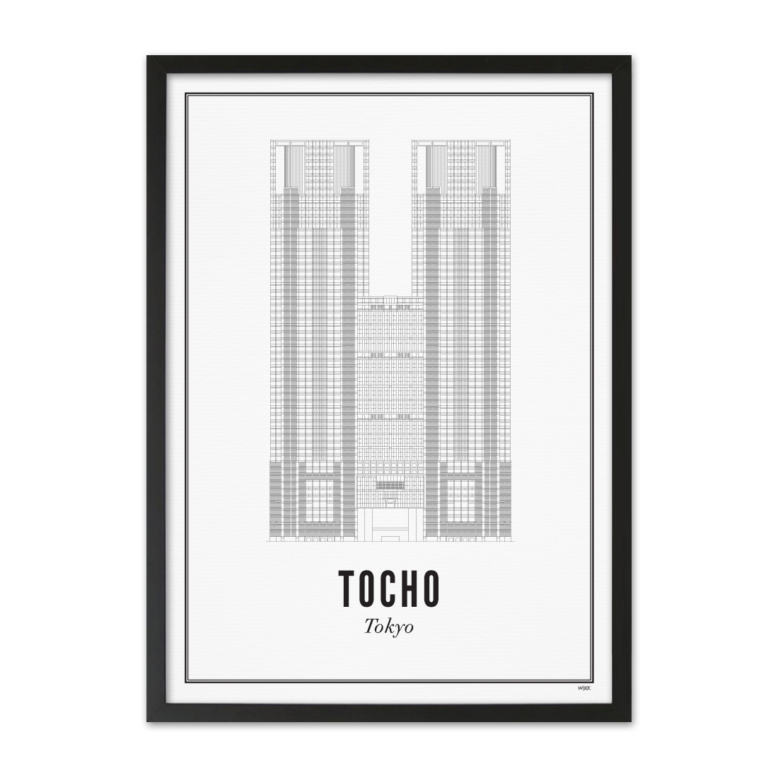 Affiches de Tokyo - Tocho | WIJCK.