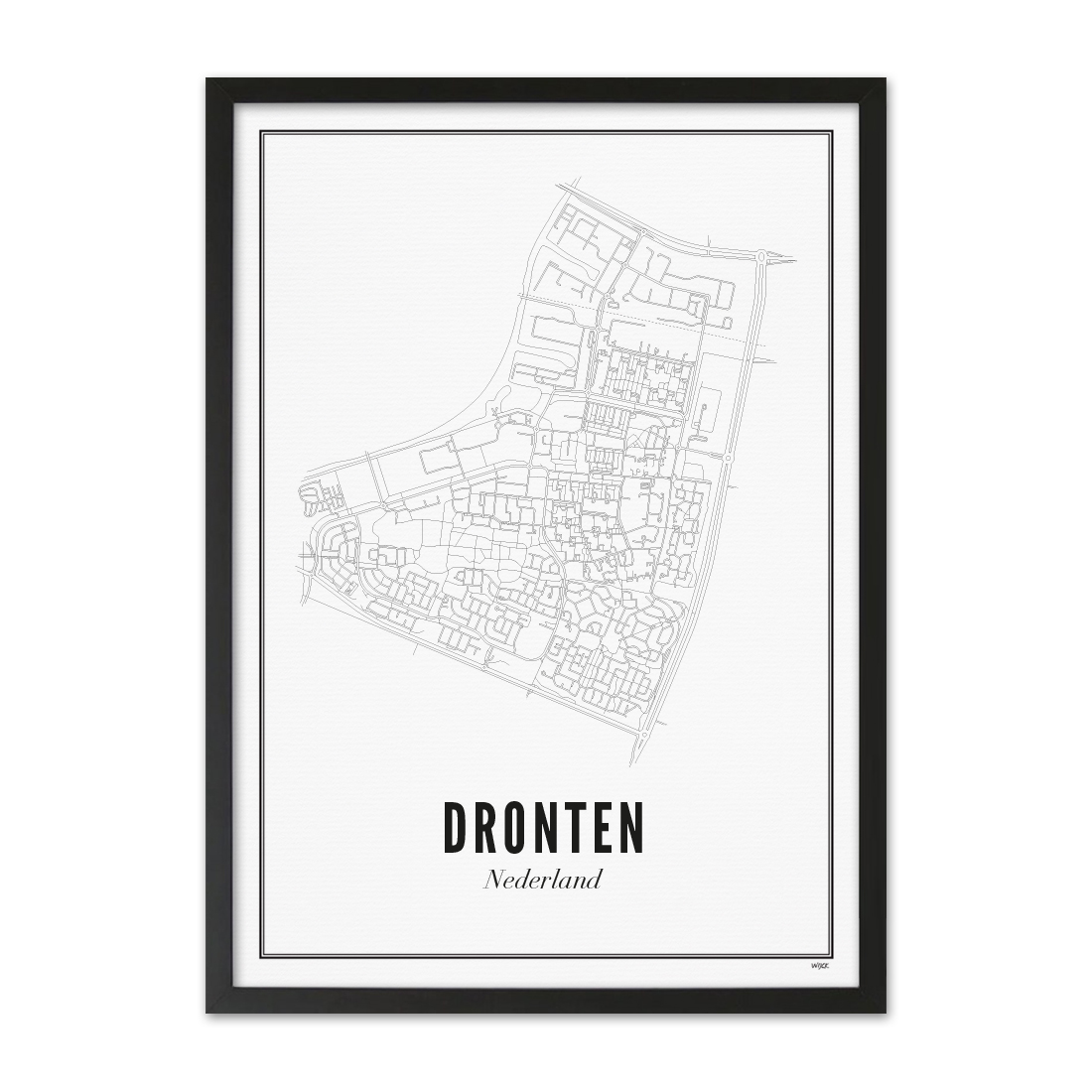 Poster van Dronten-Stad | WIJCK. 