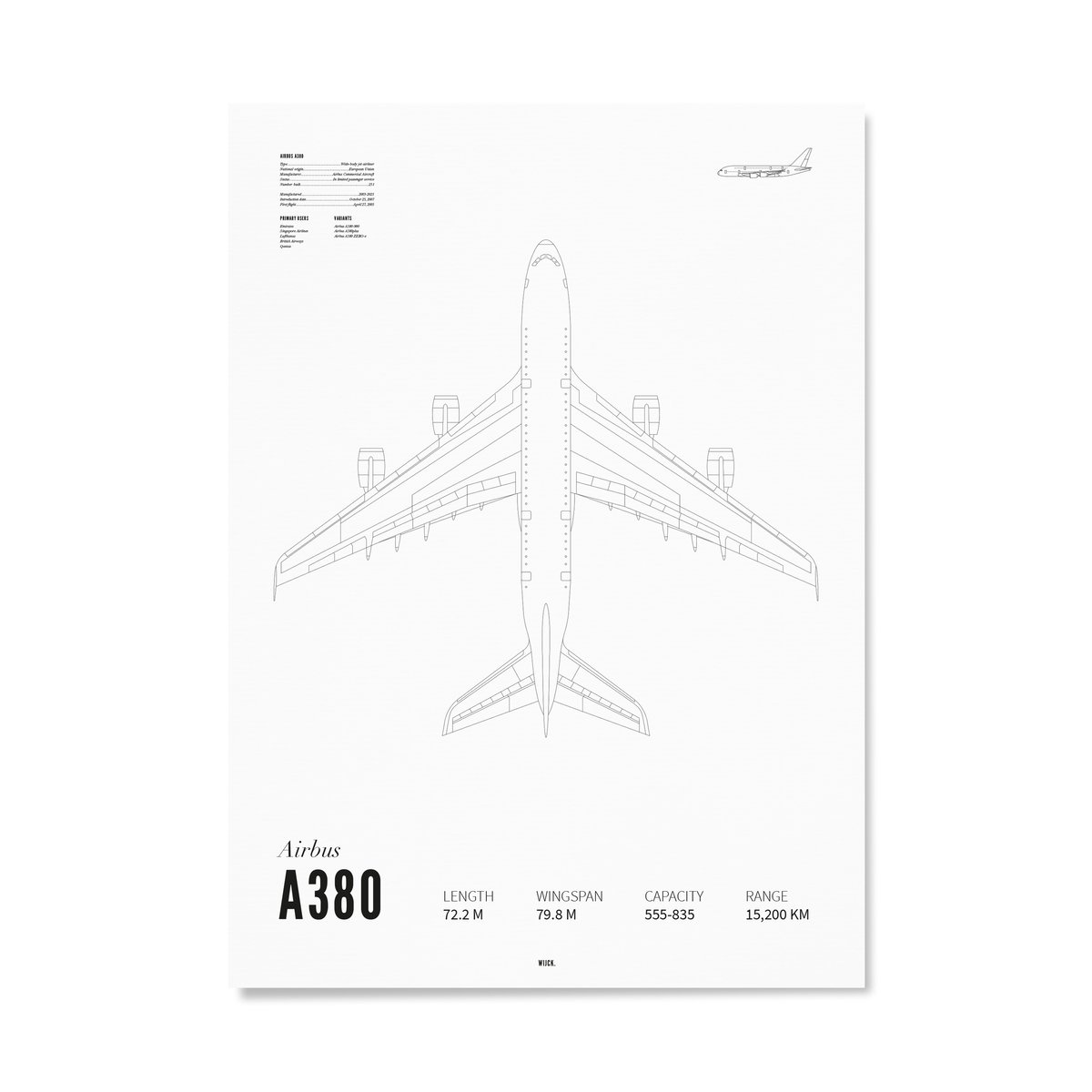 Affiches de Airbus A380 | WIJCK.