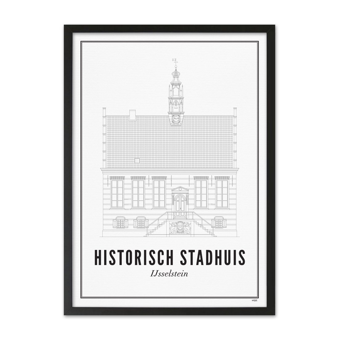 Poster of Ijsselstein - Stadhuis | WIJCK.