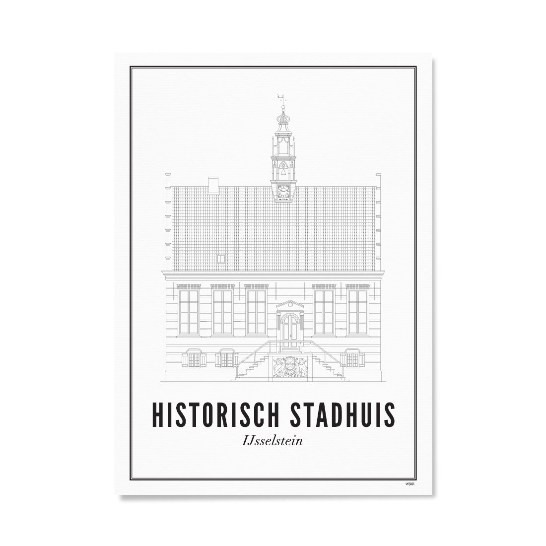 Poster of Ijsselstein - Stadhuis | WIJCK.