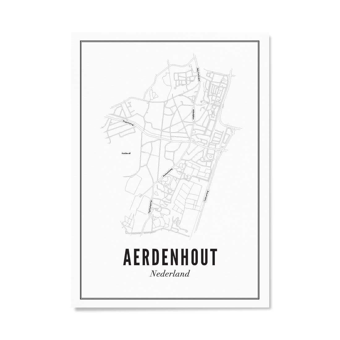 Poster of Aerdenhout - City | WIJCK.