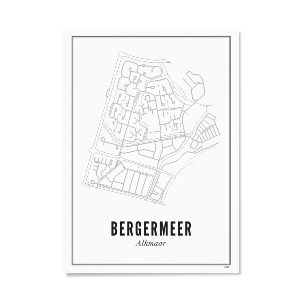 Affiches de Alkmaar - Bergermeer | WIJCK.