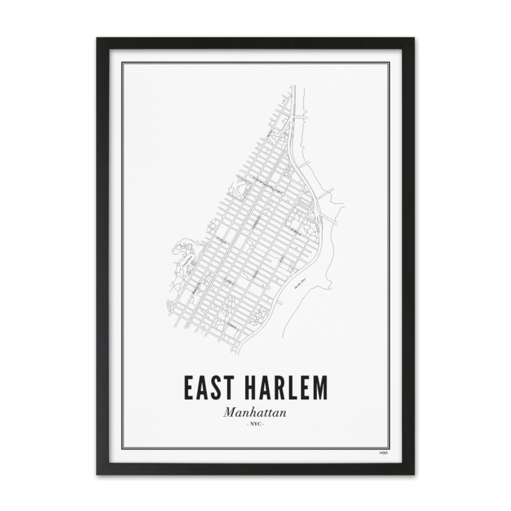Poster von New York - East-Harlem | WIJCK.