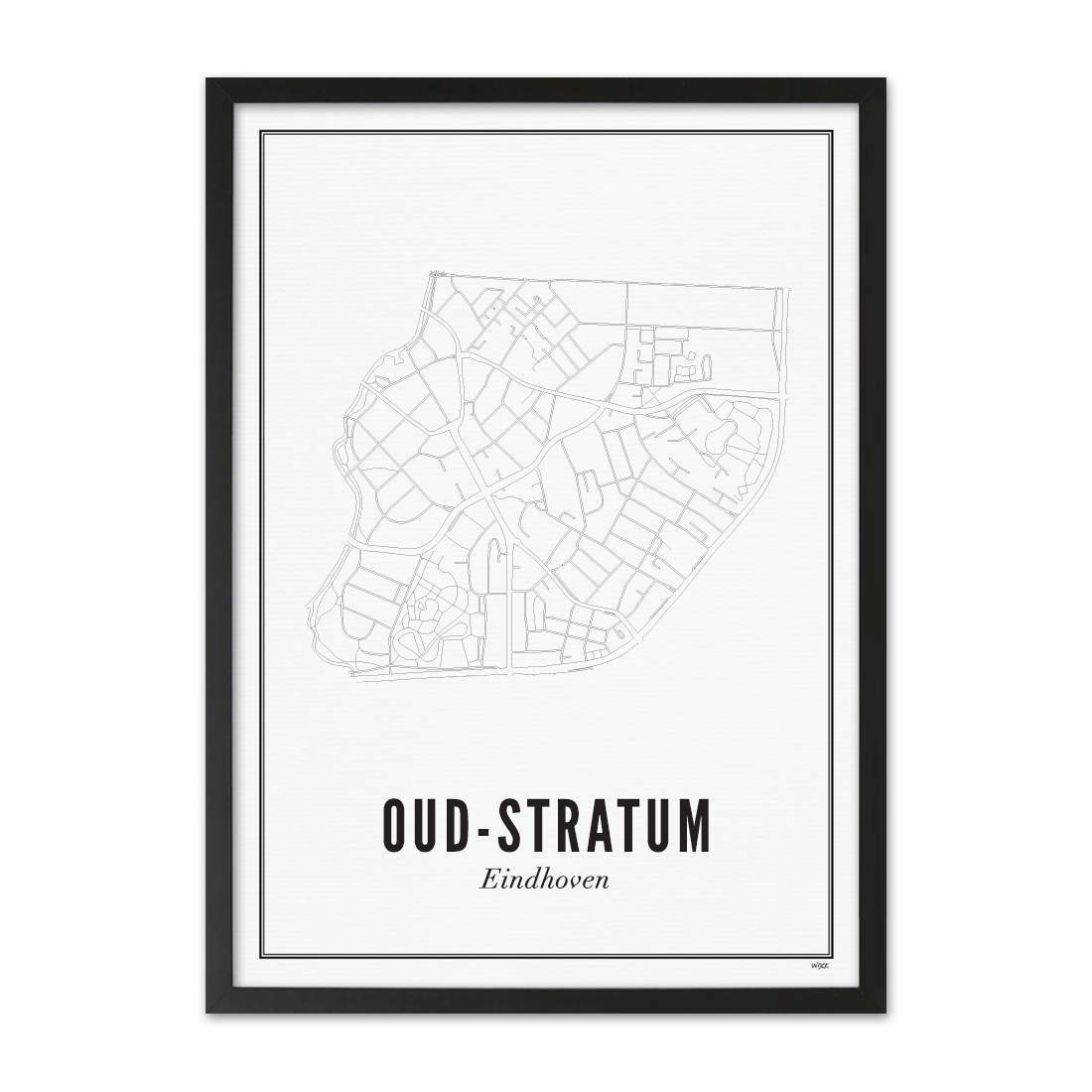 Poster van Eindhoven - Oud Stratum | WIJCK. 