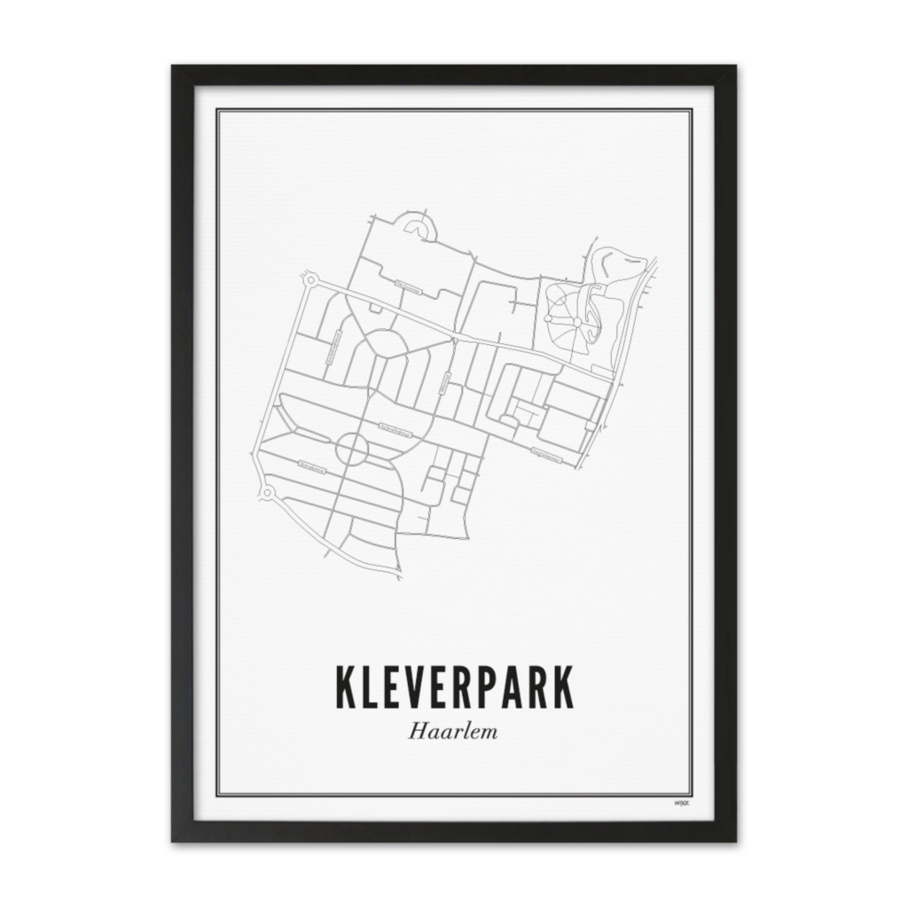 Poster van Haarlem - Kleverpark | WIJCK. 