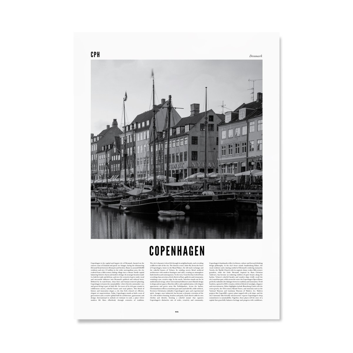 Poster of Copenhagen | WIJCK.