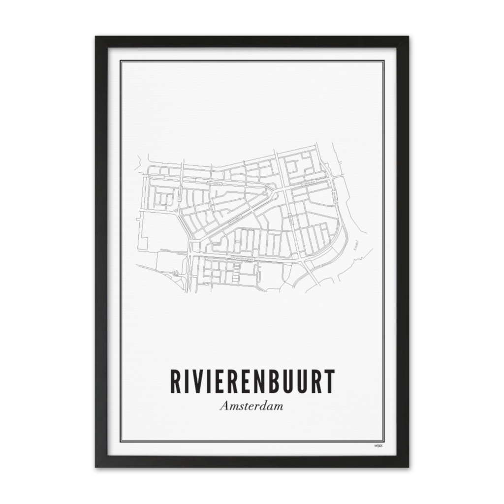 Affiches de Amsterdam - Rivierenbuurt | WIJCK.