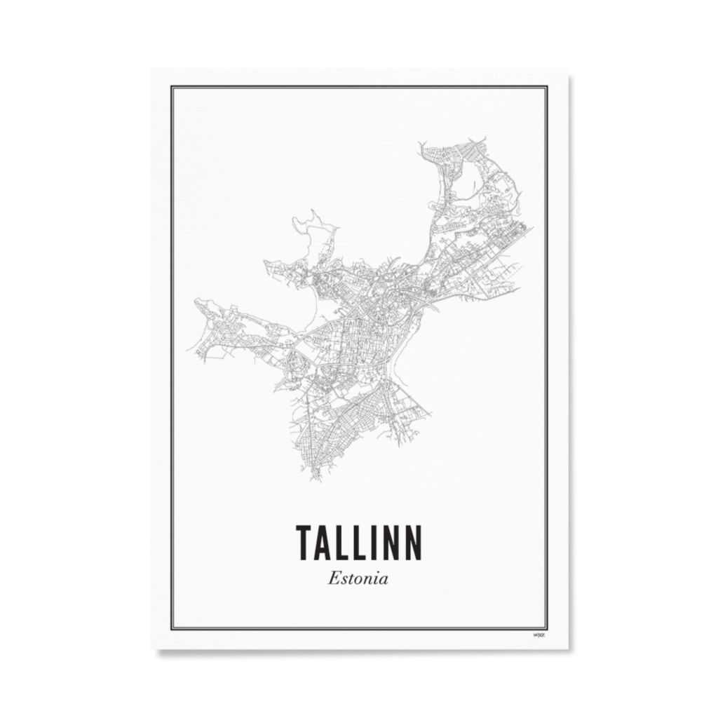 Poster von Tallinn - Stadt | WIJCK.