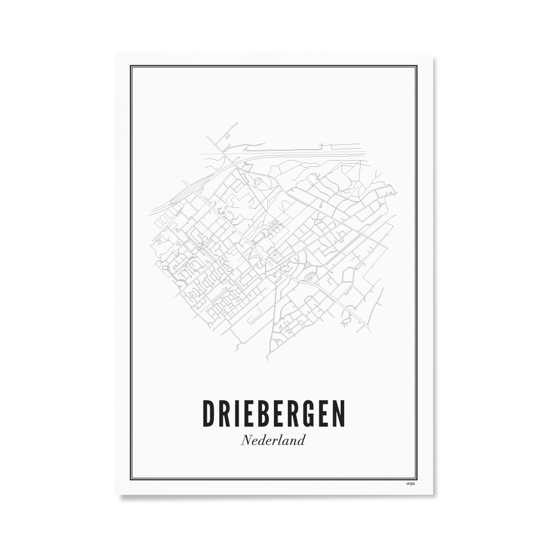 Poster von Driebergen - City | WIJCK.