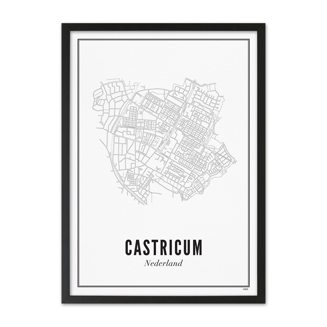 Poster van Castricum - Stad | WIJCK. 