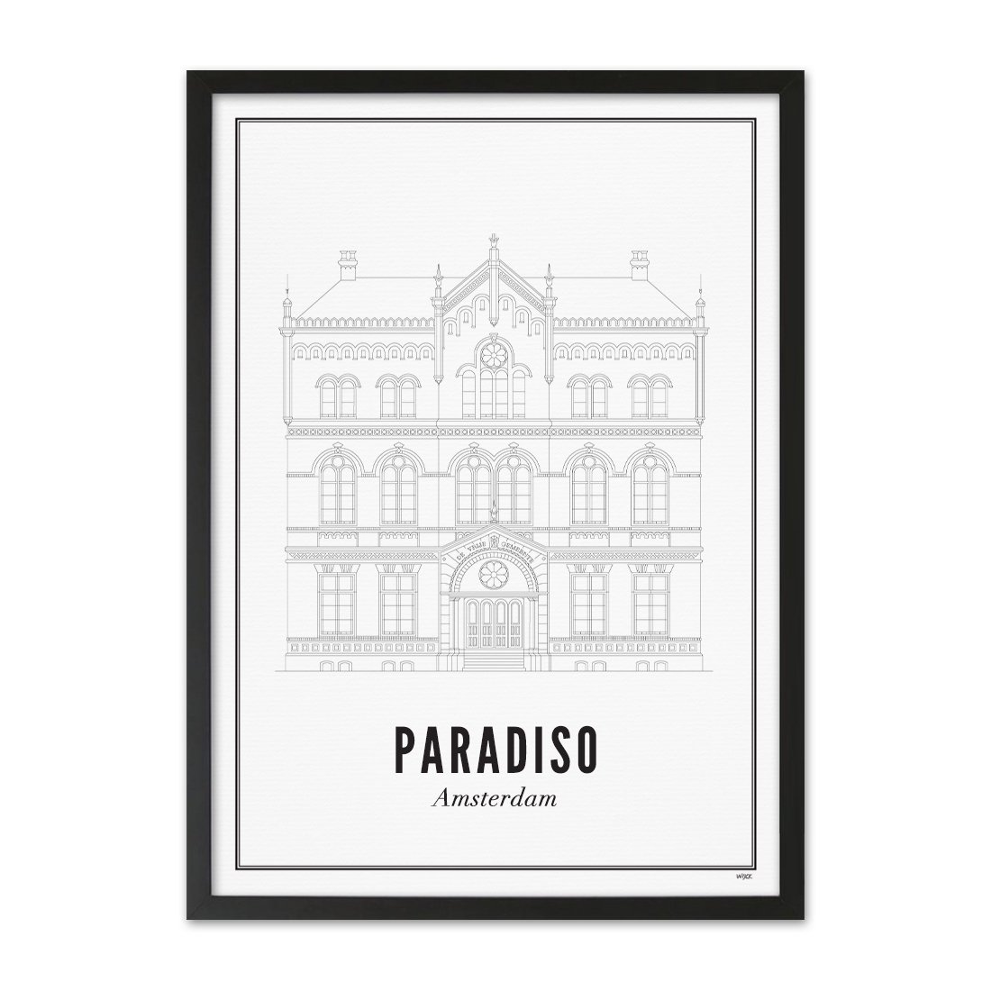 Affiches de Amsterdam - Paradiso | WIJCK.