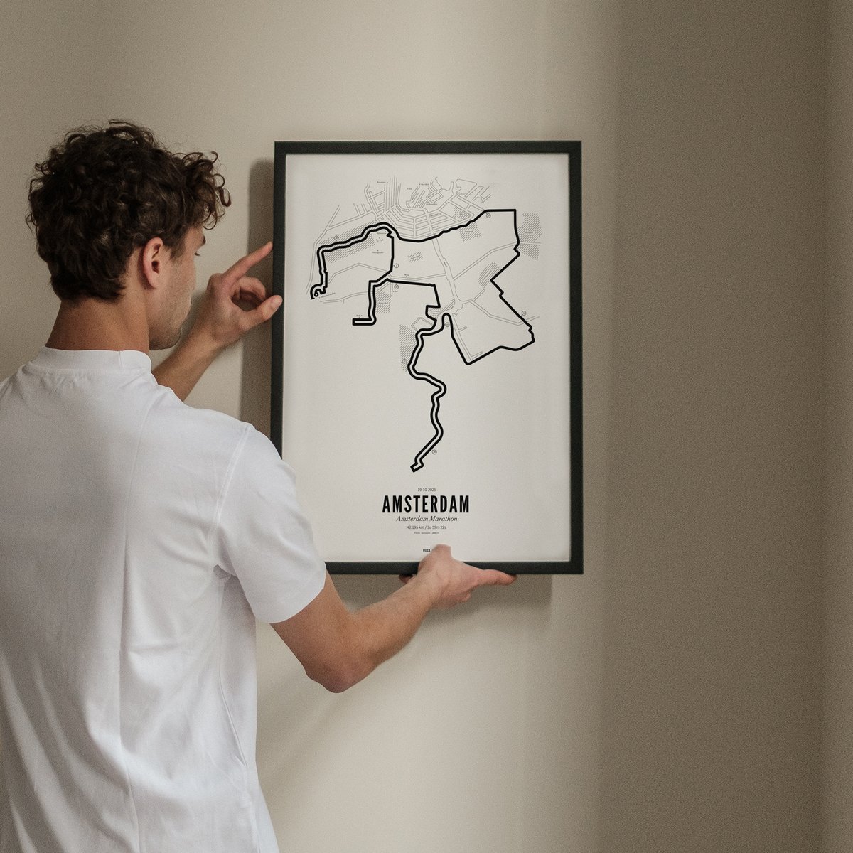 Poster van Marathon Amsterdam 2026 | WIJCK. 