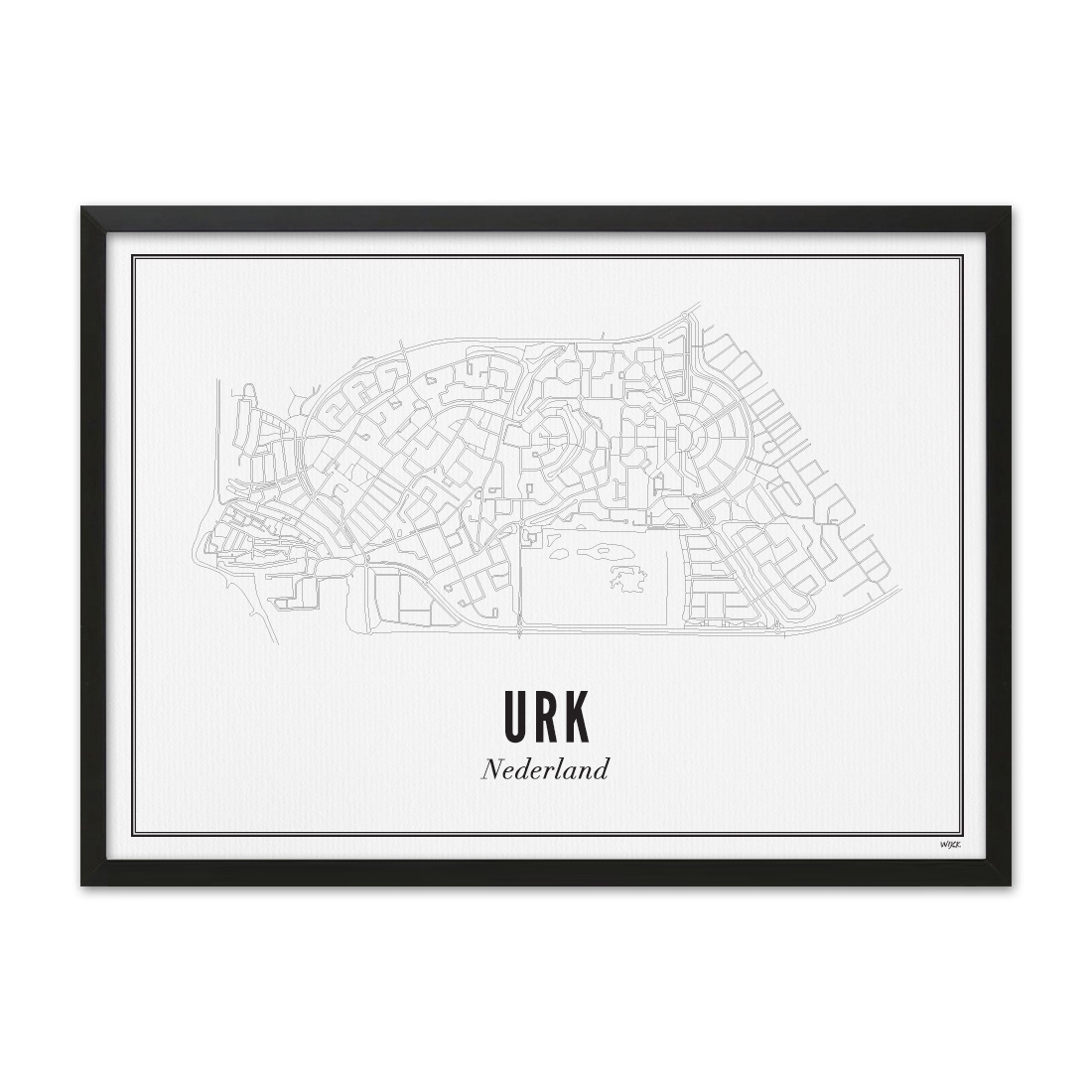 Poster van Urk - Stad | WIJCK. 