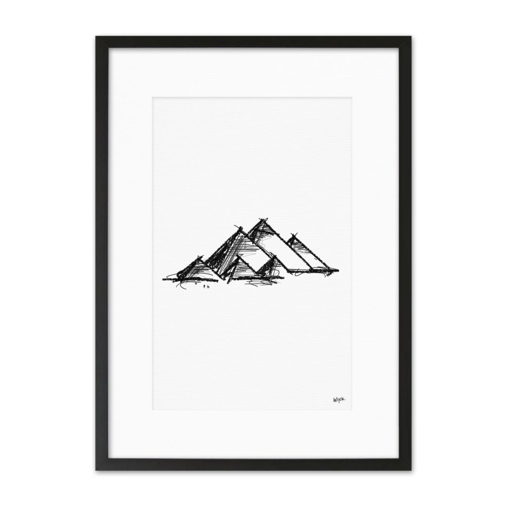 Poster of Giza - Giza Pyramids | WIJCK.