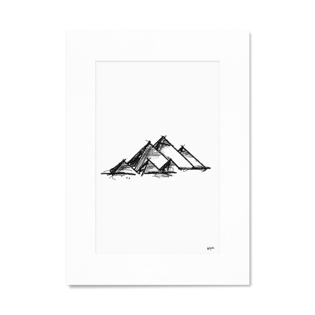 Poster of Giza - Giza Pyramids | WIJCK.