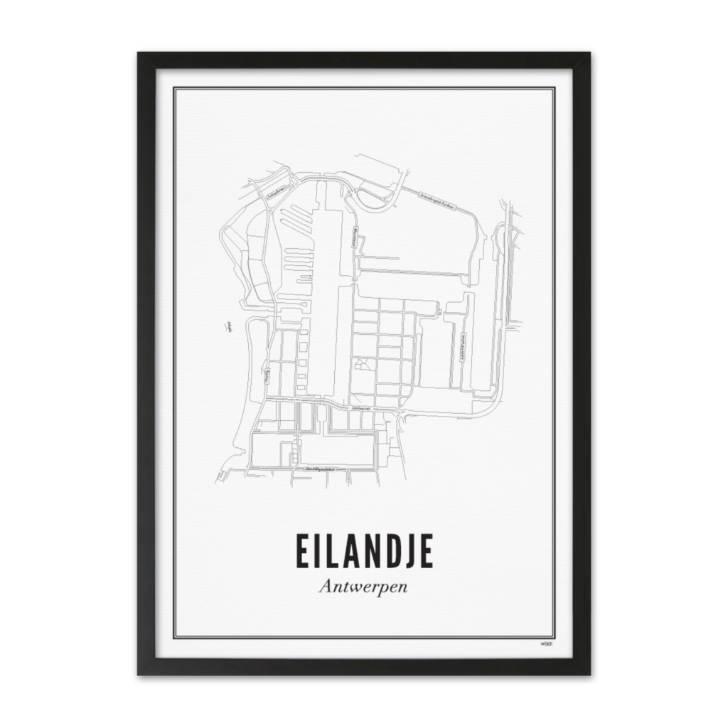 Poster van Antwerpen - Eilandje | WIJCK. 
