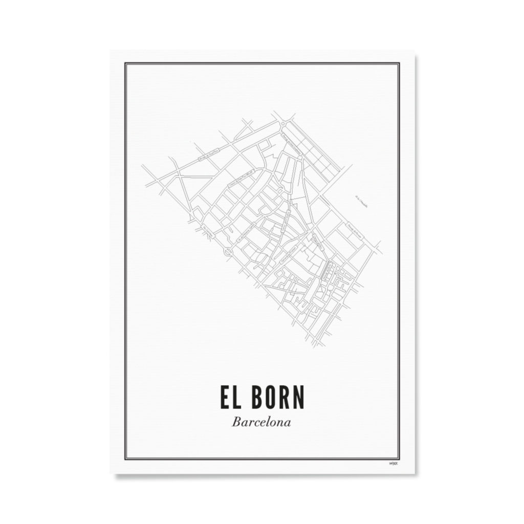Poster van Barcelona - El Born | WIJCK. 