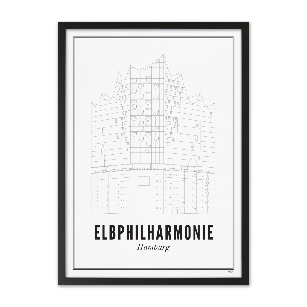Poster of Hamburg - Elbphilharmonie | WIJCK.