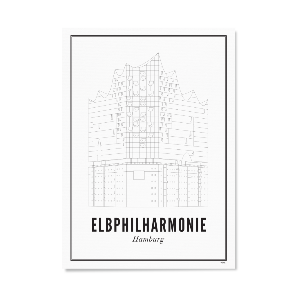 Poster of Hamburg - Elbphilharmonie | WIJCK.