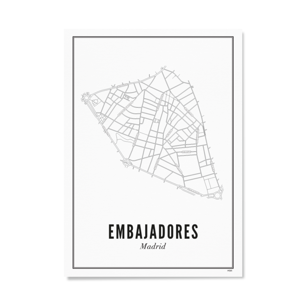 Affiches de Madrid - Embajadores | WIJCK.