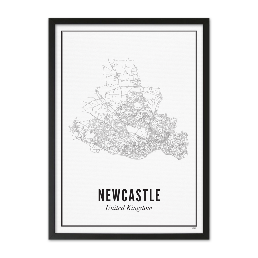 Poster von Newcastle - Stadt | WIJCK.