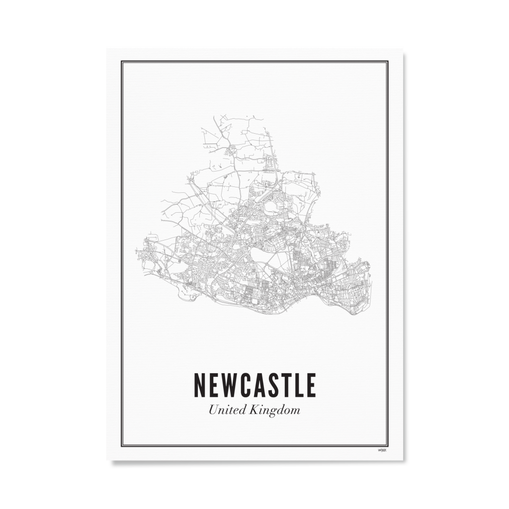 Poster von Newcastle - Stadt | WIJCK.