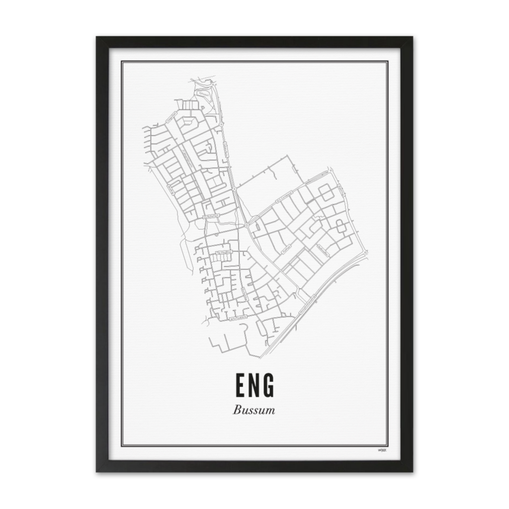 Poster of Bussum - Eng | WIJCK.